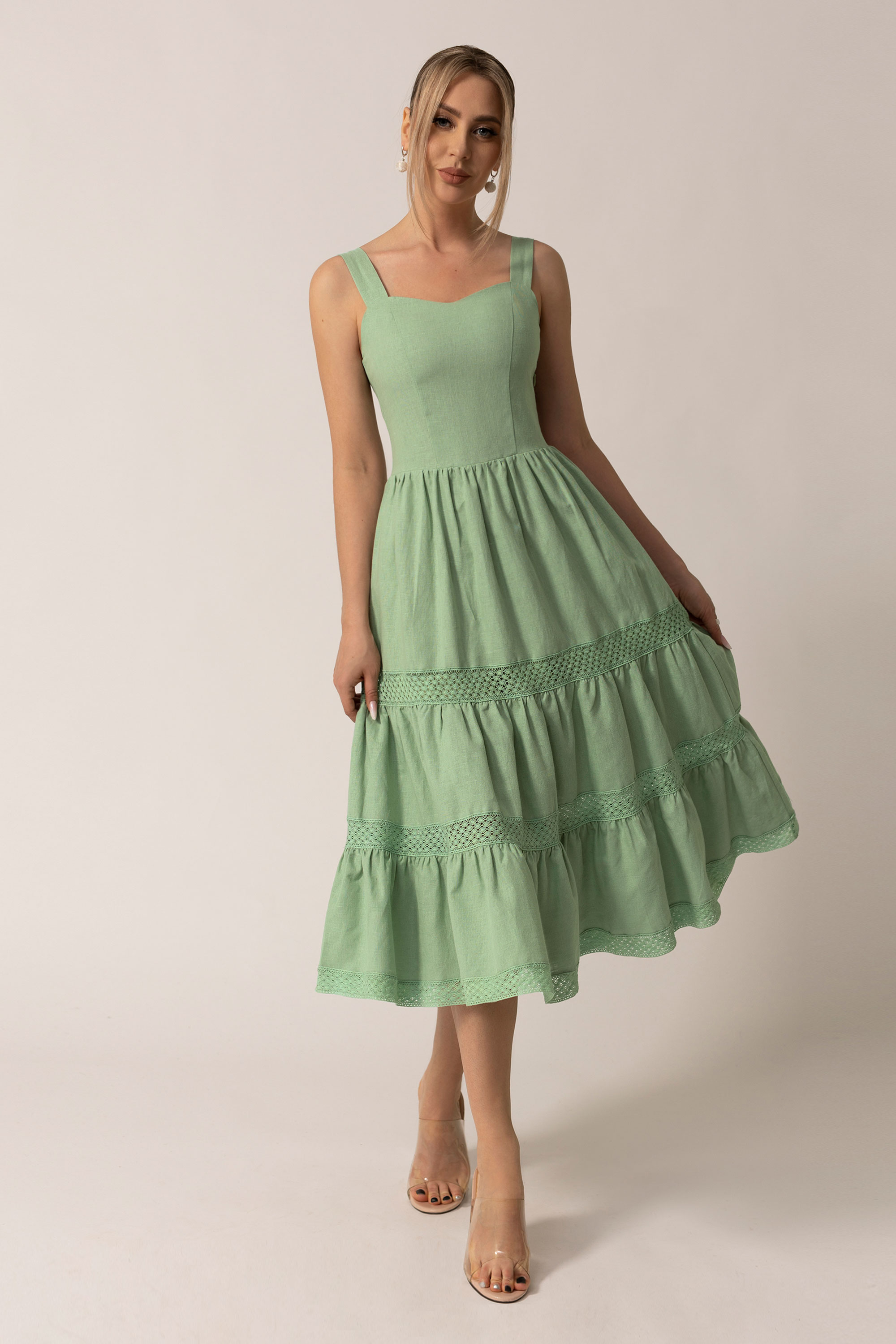 Платье 4987 светло-зеленый