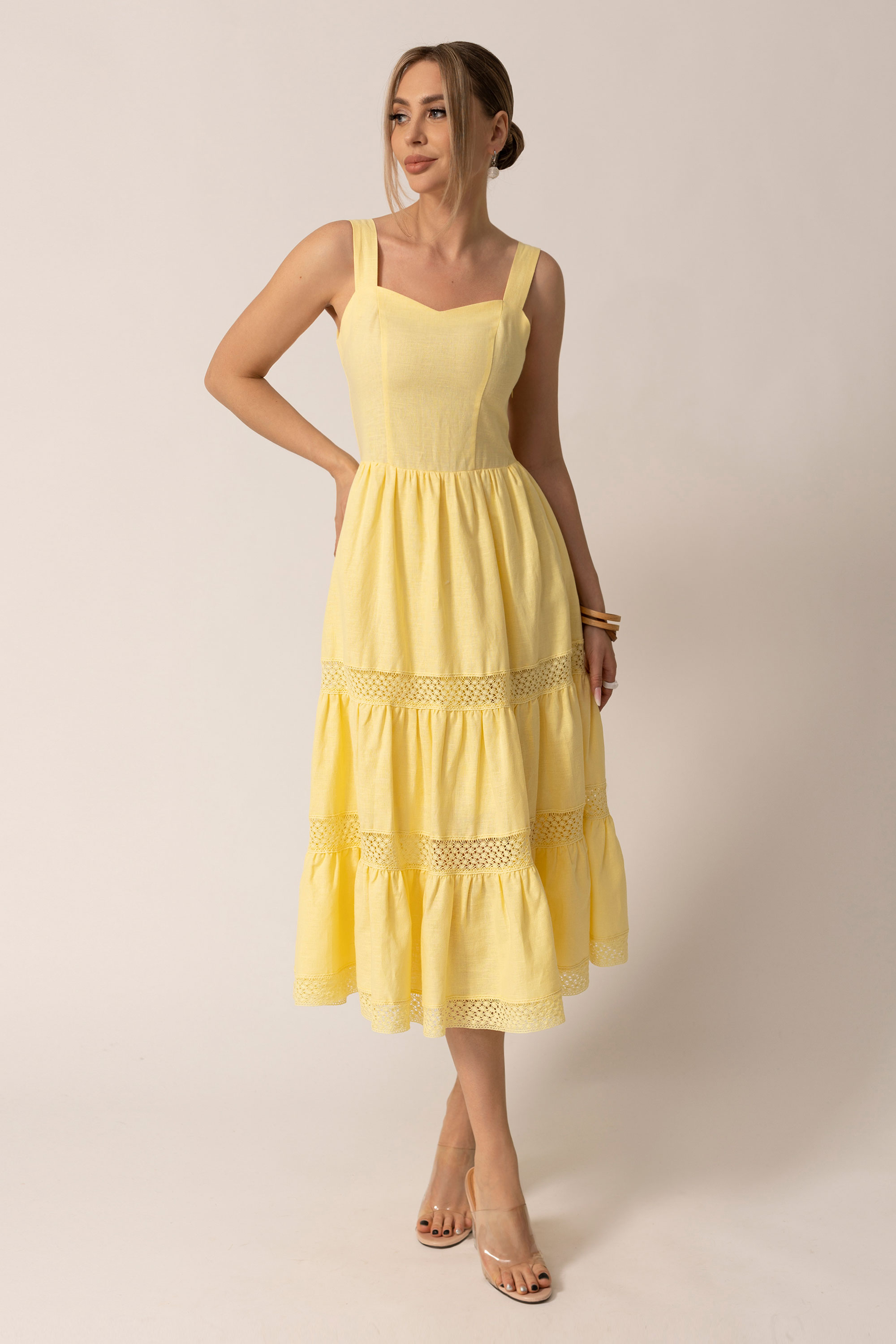 Платье 4987 желтый