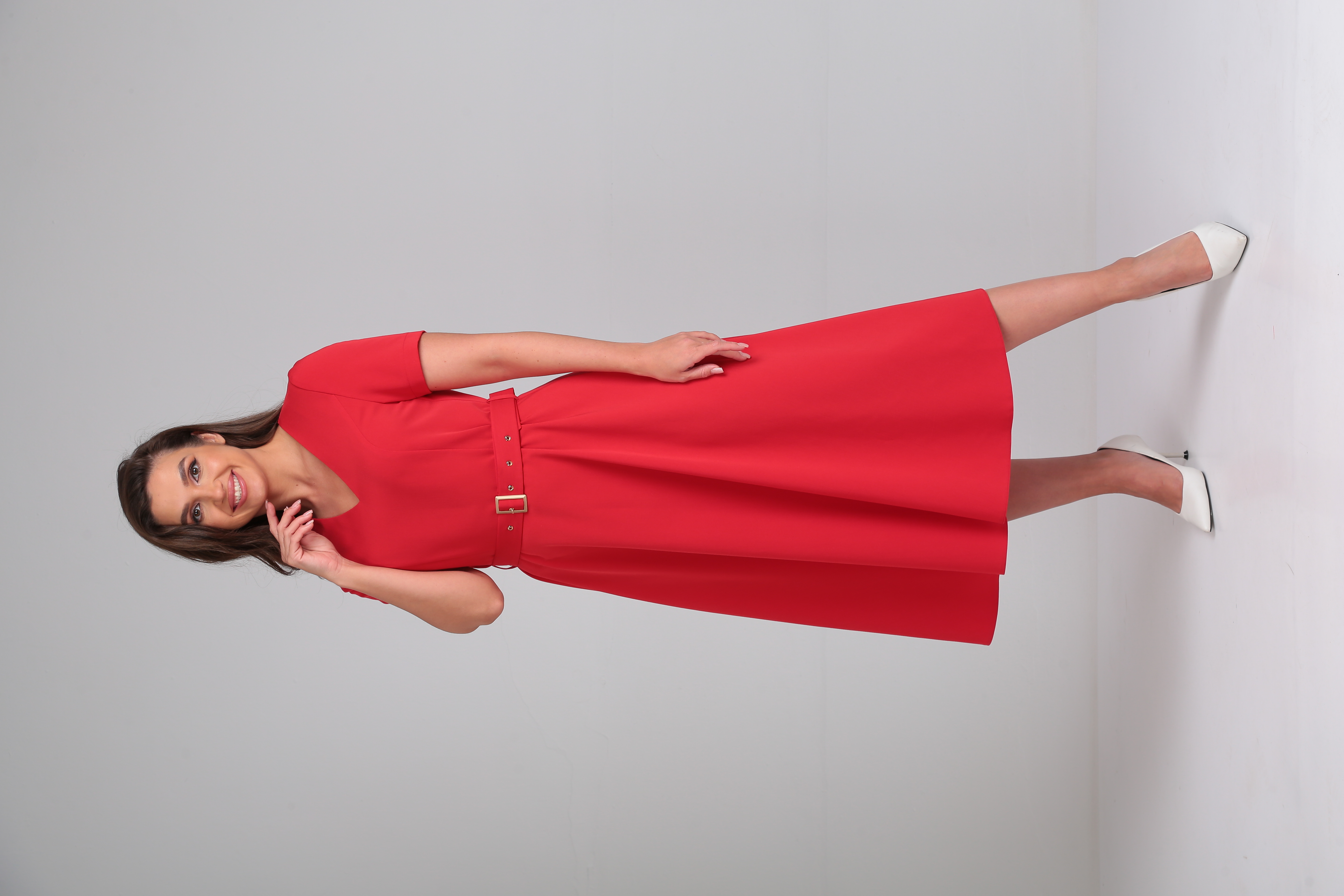 Платье LadyLine 547 красный