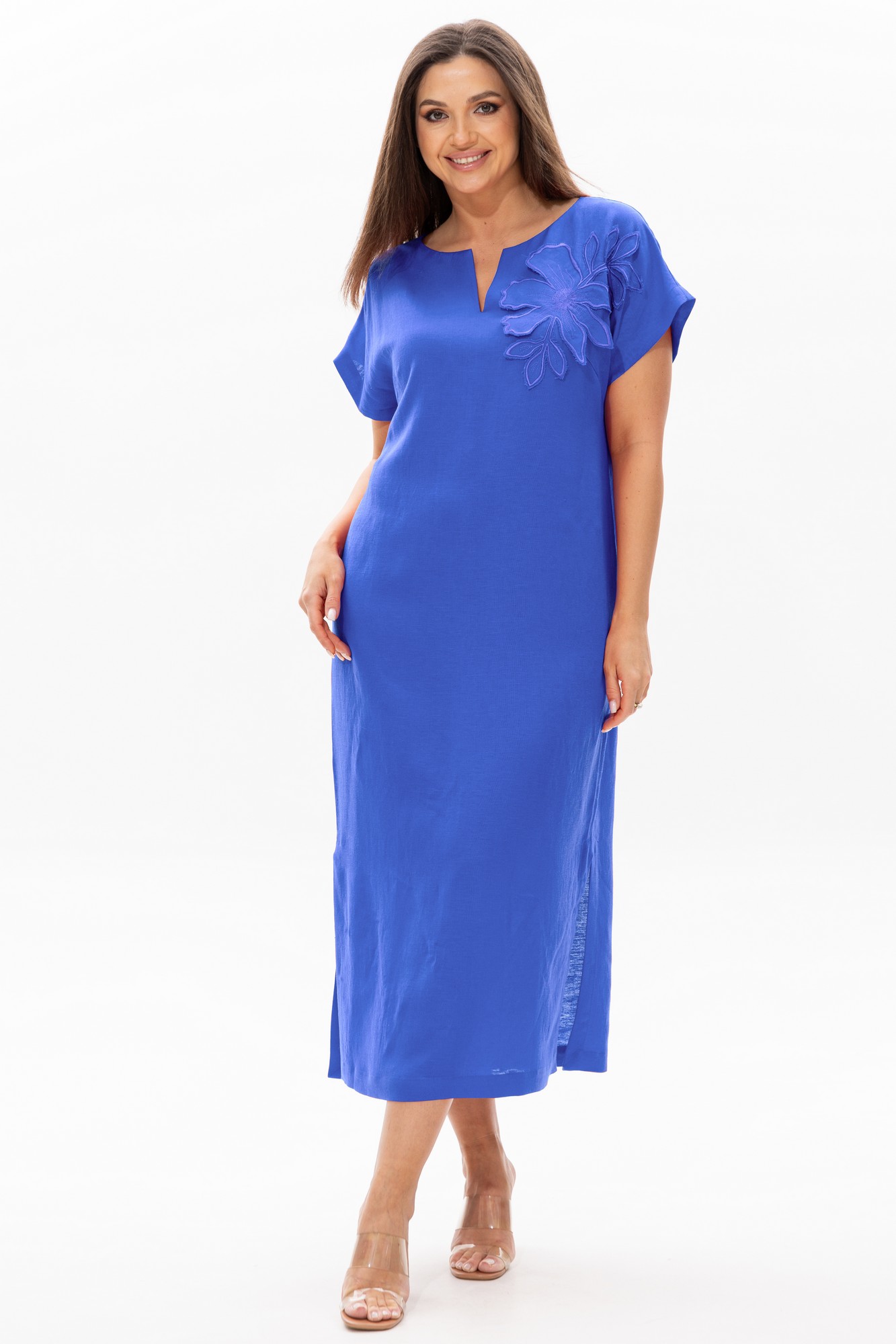 Платье 4067 сине-фиолетовый
