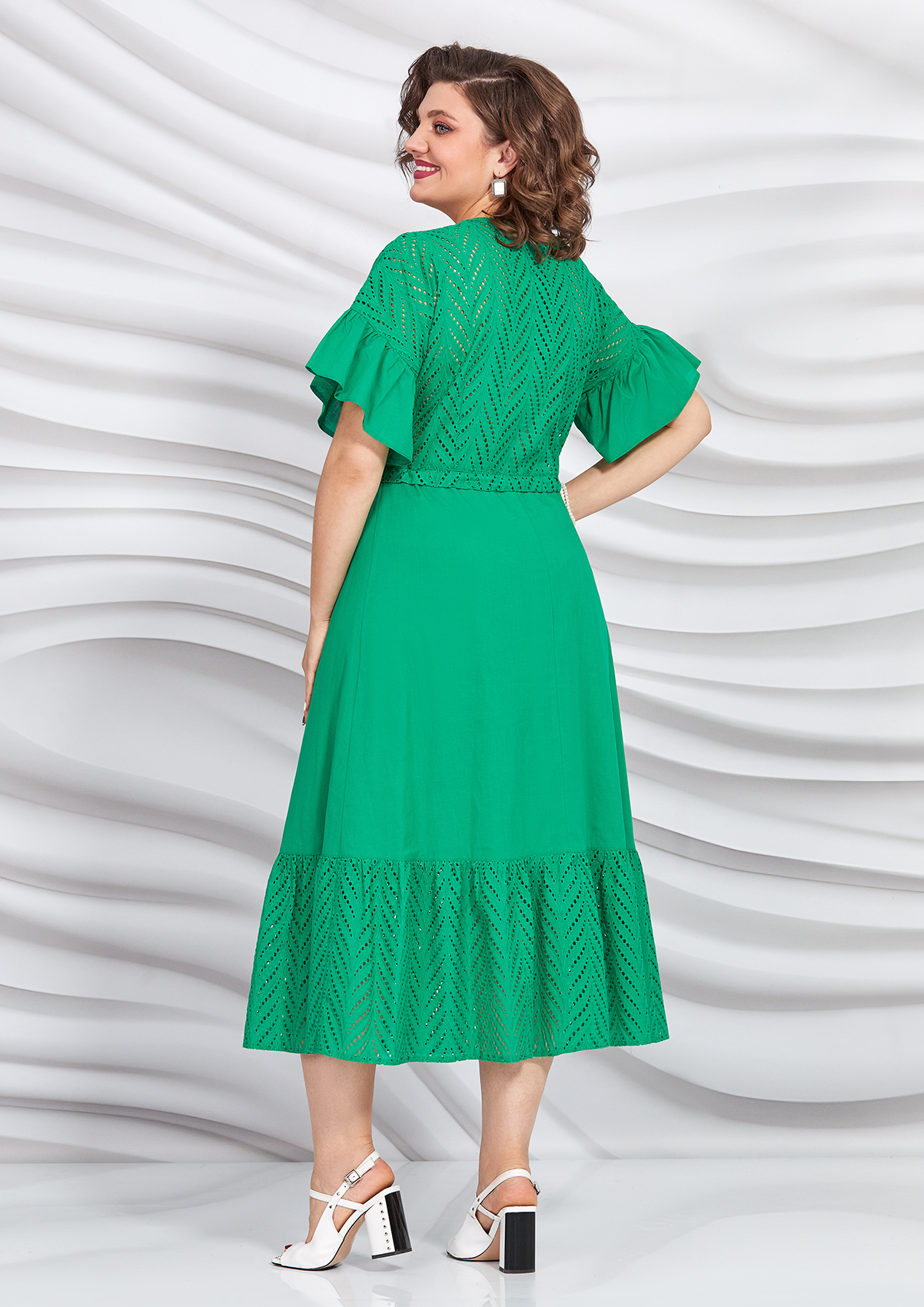 Платье 5421-2 зеленый