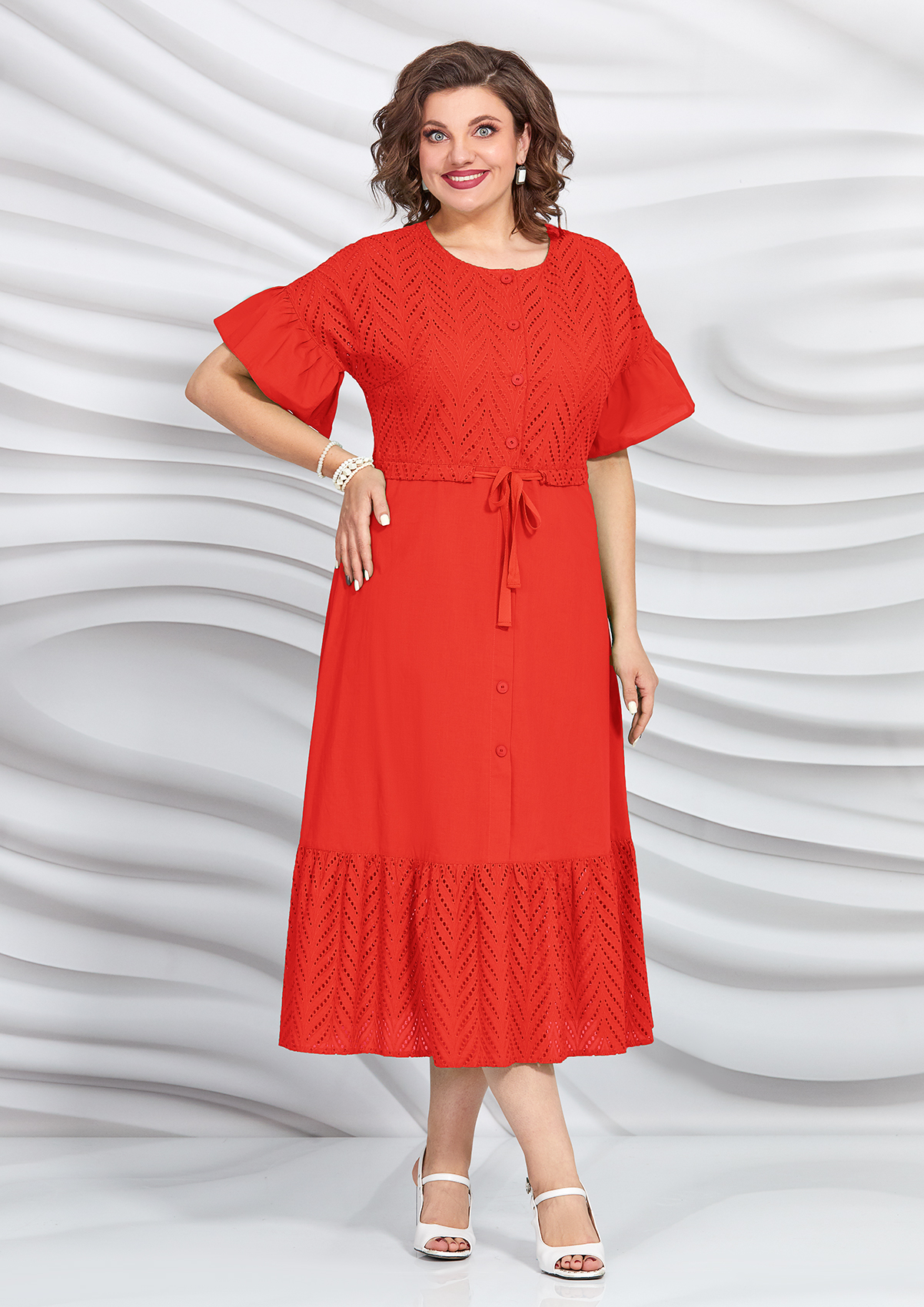 Платье Mira Fashion 5421 красный