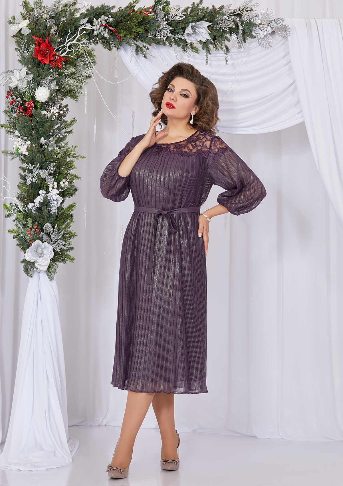 Платье Mira Fashion 5447 фиолет