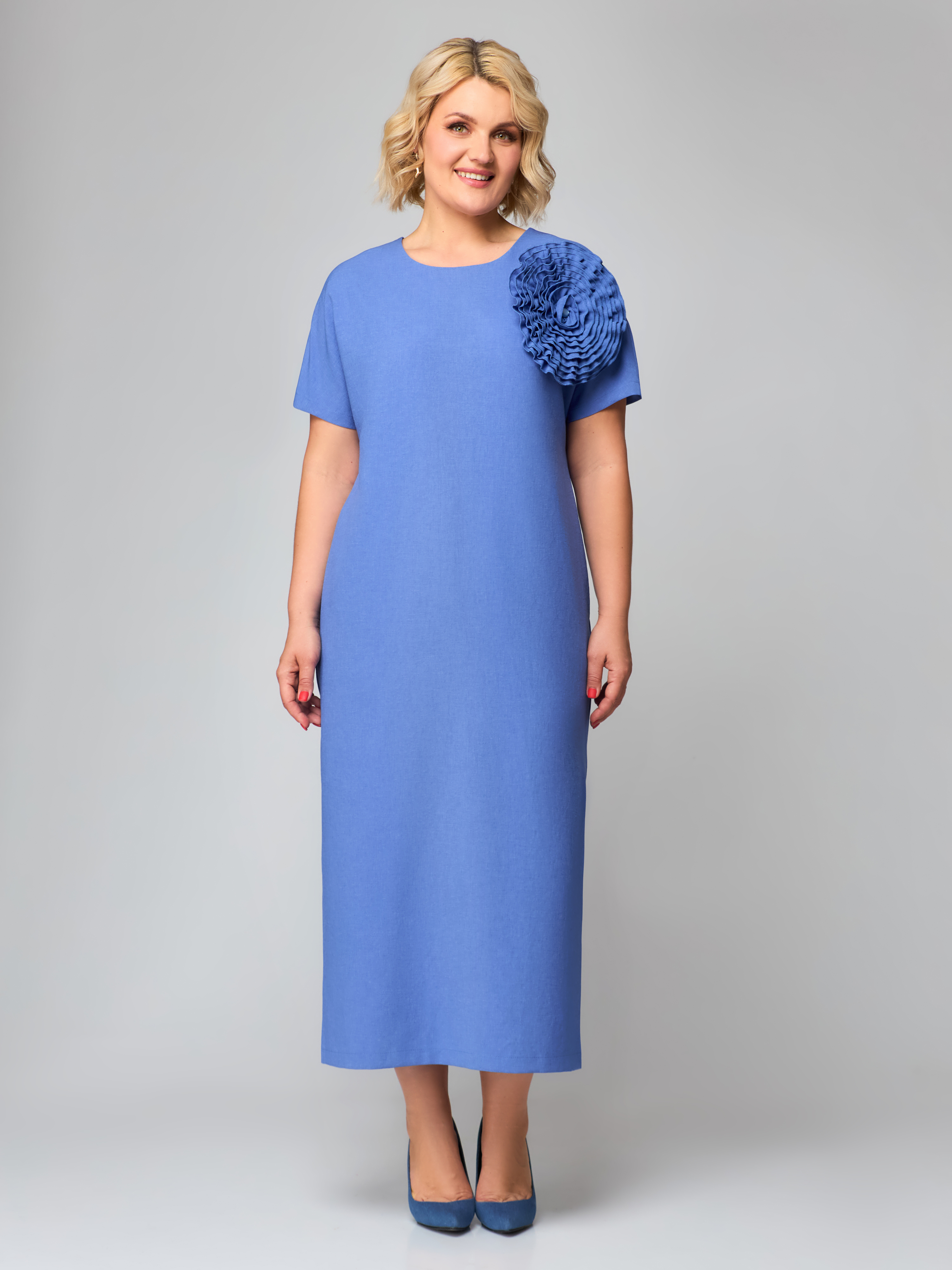 Платье Светлана-Стиль 1928 голубой