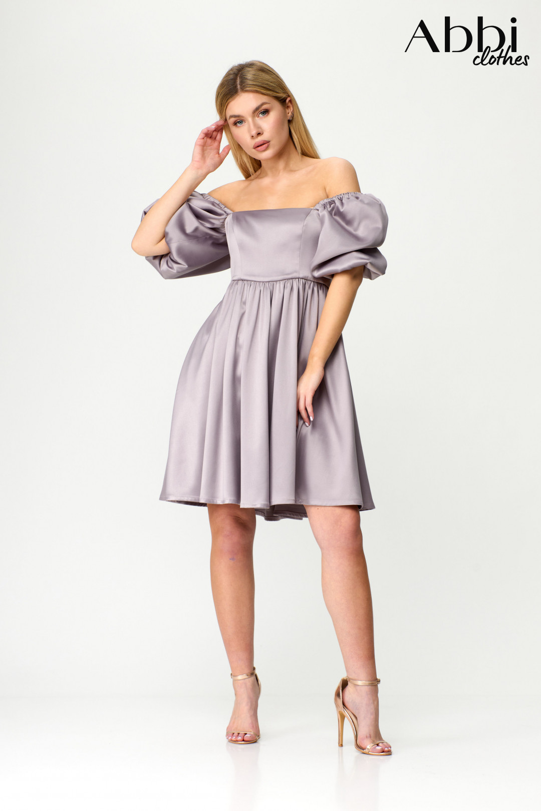 Платье Abbi style 1007 беж