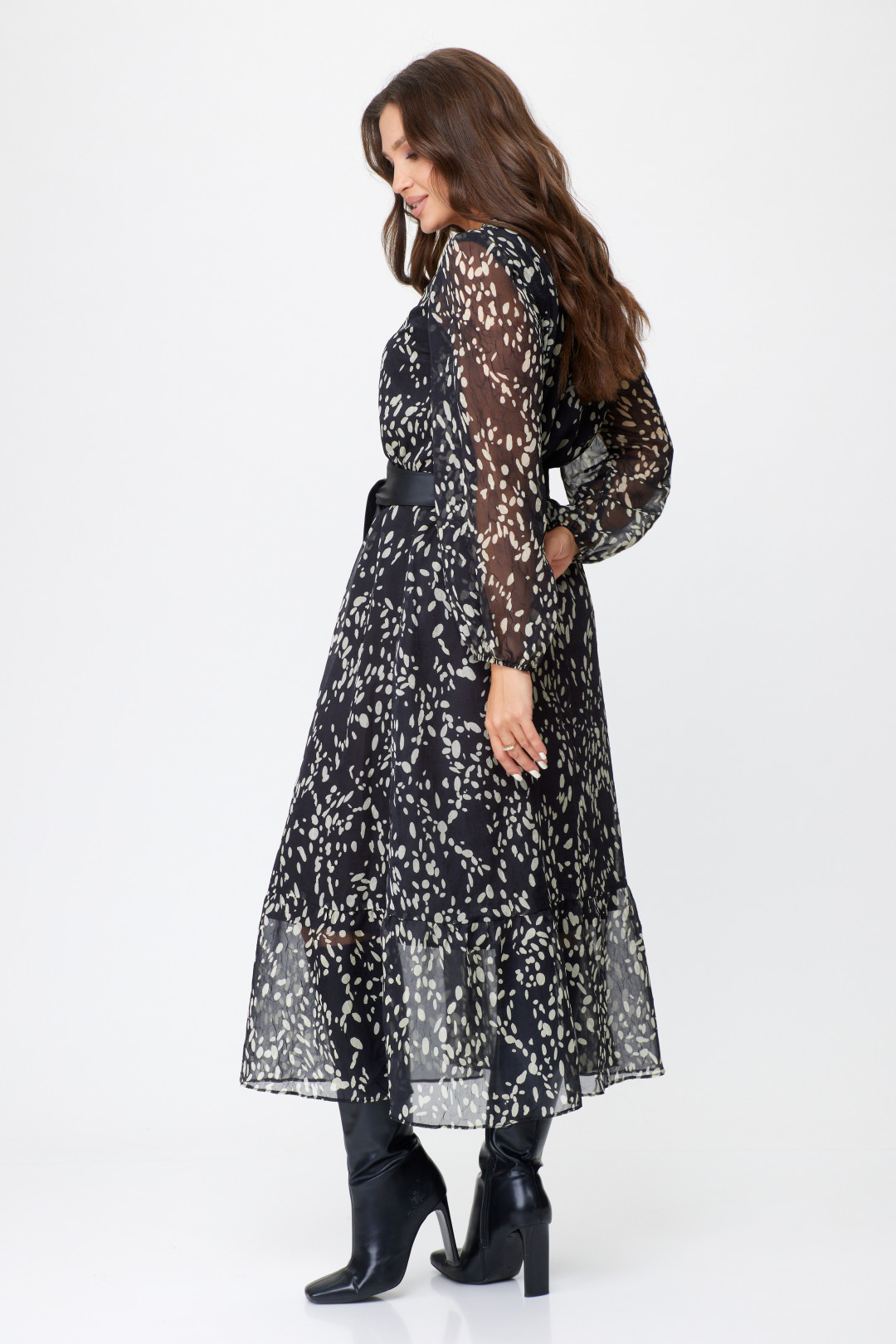 Платье Abbi style 1023 графит