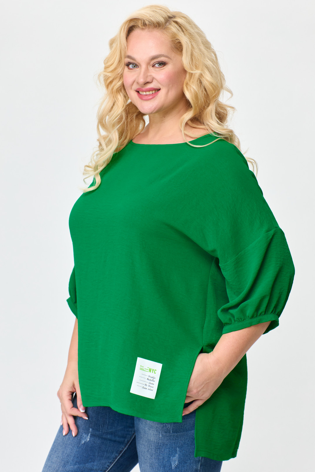 Блузка Abbi style 4006 изумруд - фото 6
