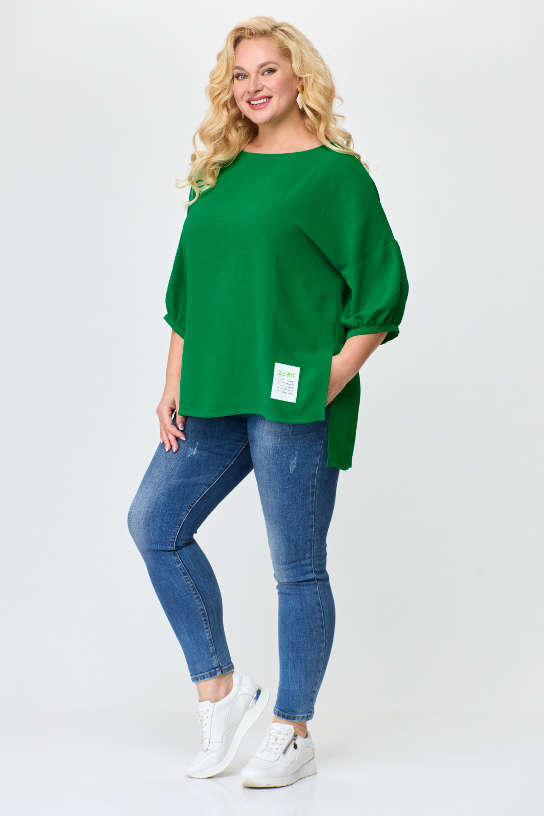 Блузка Abbi style 4006 изумруд