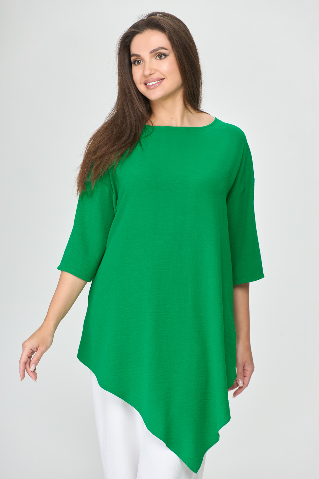 Блузка Abbi style 4008 изумрудный - фото 4