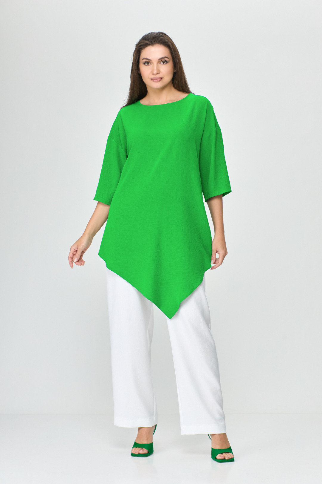 Блузка Abbi style 4008 салатовый - фото 1