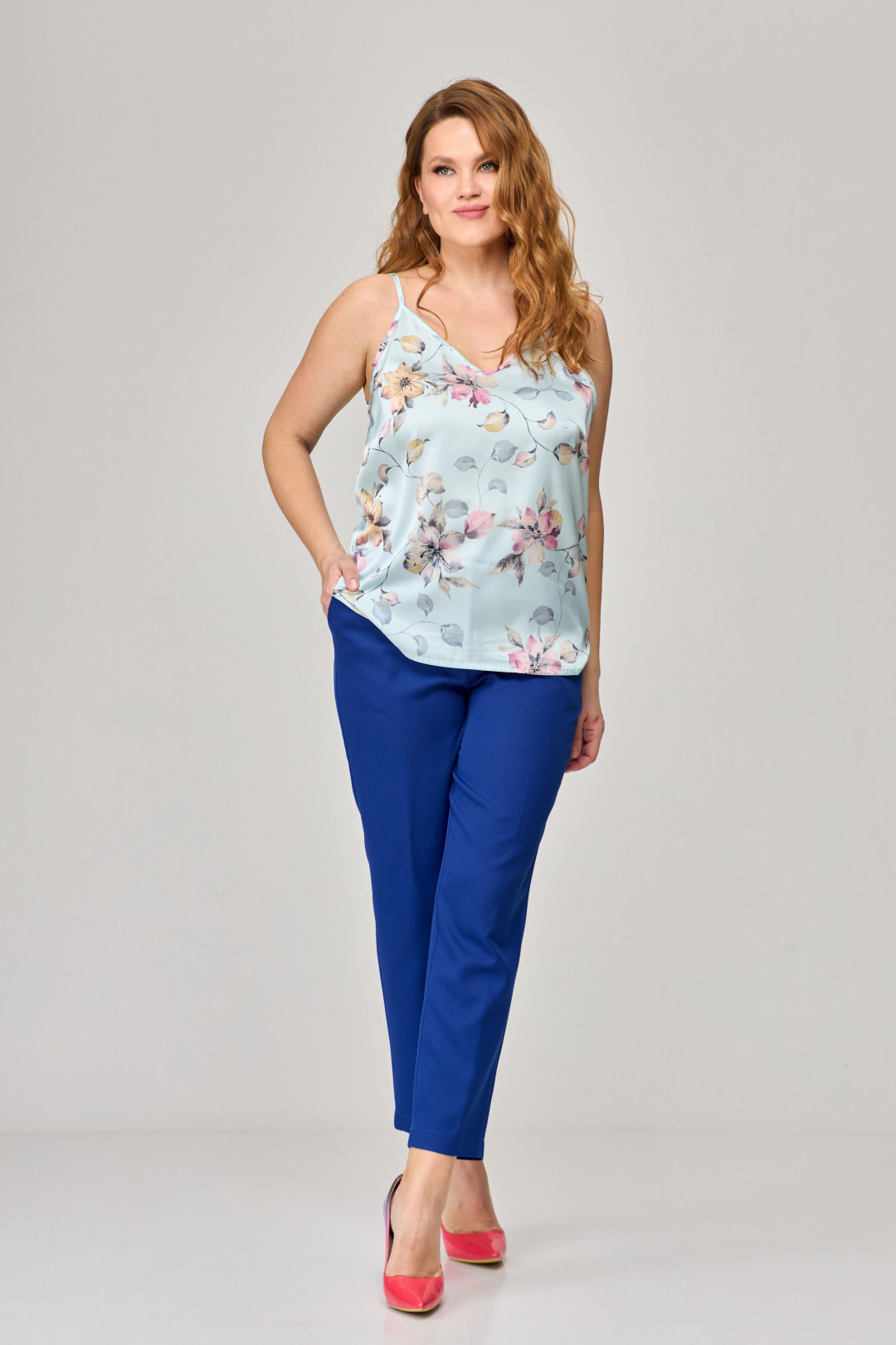 Топ Abbi style 4013 голубой - фото 4