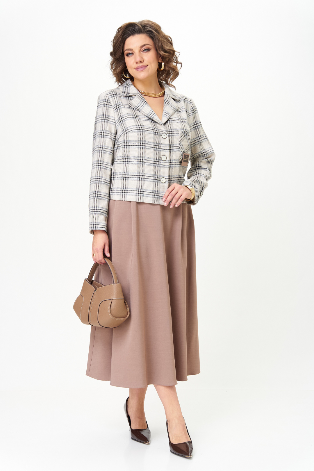 Костюм AiraStyle 24-17А бежевый