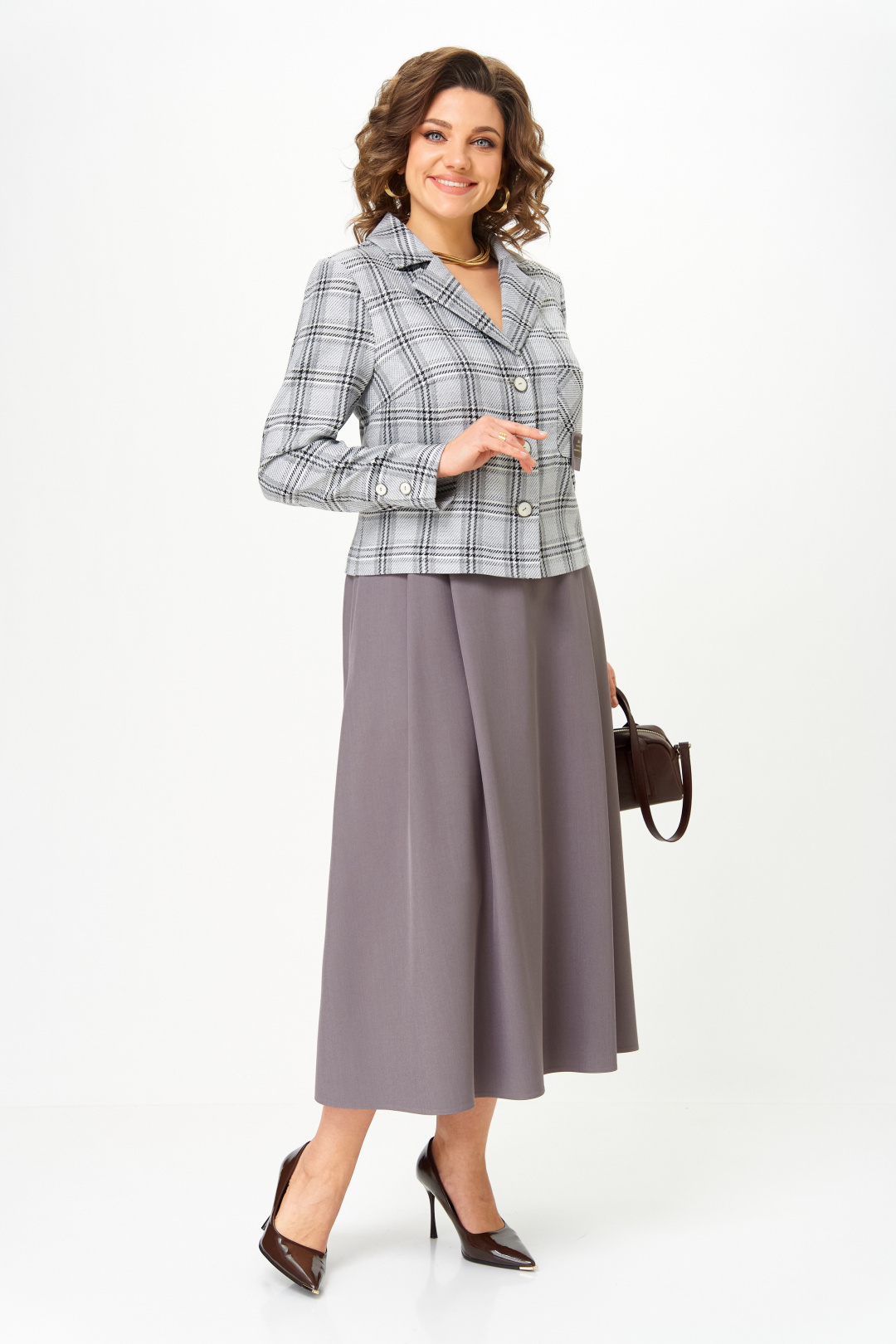 Костюм AiraStyle 24-17А серый - фото 2