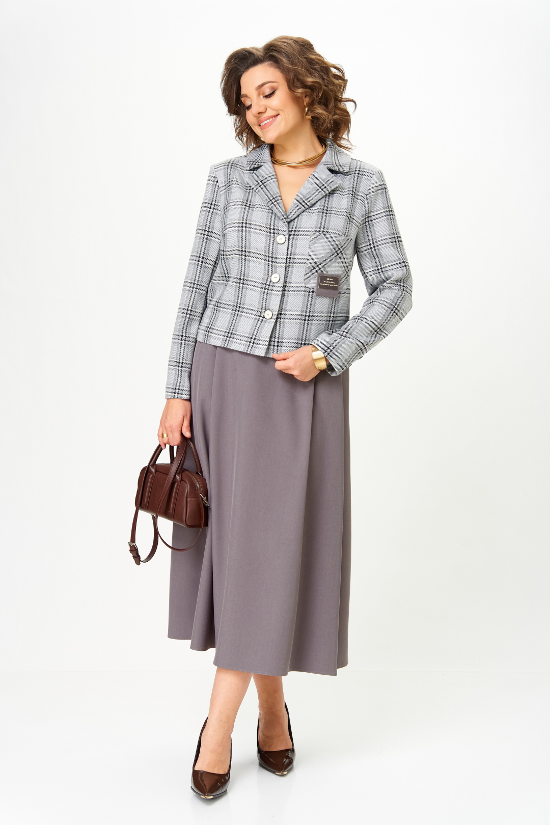 Костюм AiraStyle 24-17А серый - фото 3