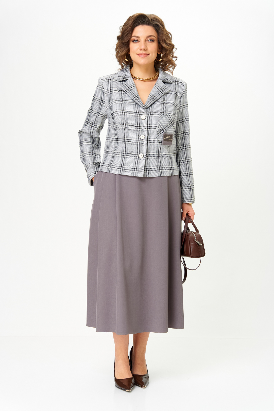 Костюм AiraStyle 24-17А серый - фото 6