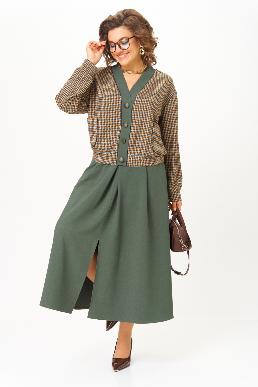 Костюм AiraStyle 24131-1 зеленый - фото 1