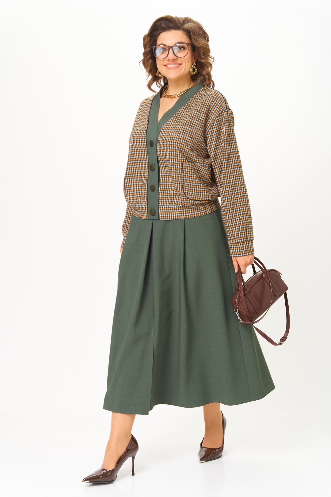 Костюм AiraStyle 24131-1 зеленый - фото 2