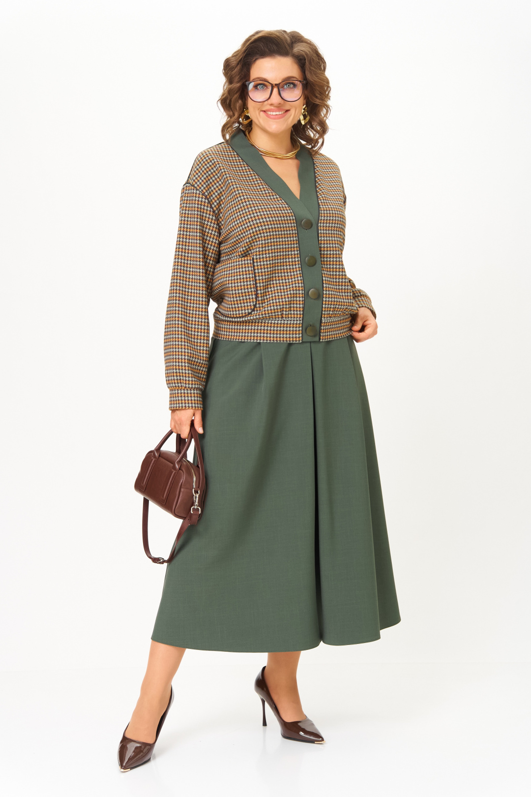 Костюм AiraStyle 24131-1 зеленый - фото 3