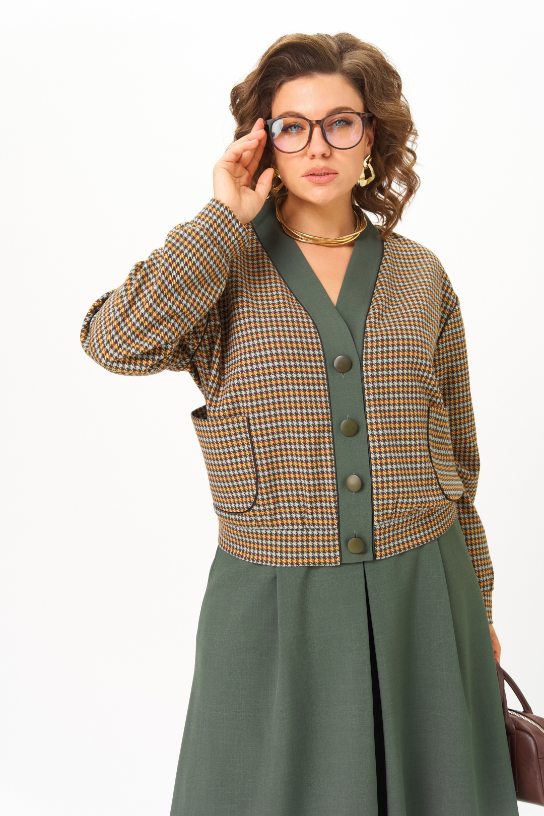 Костюм AiraStyle 24131-1 зеленый - фото 6