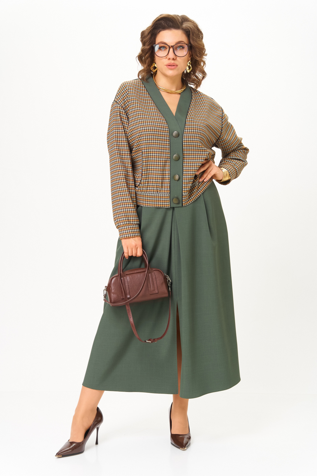 Костюм AiraStyle 24131-1 зеленый