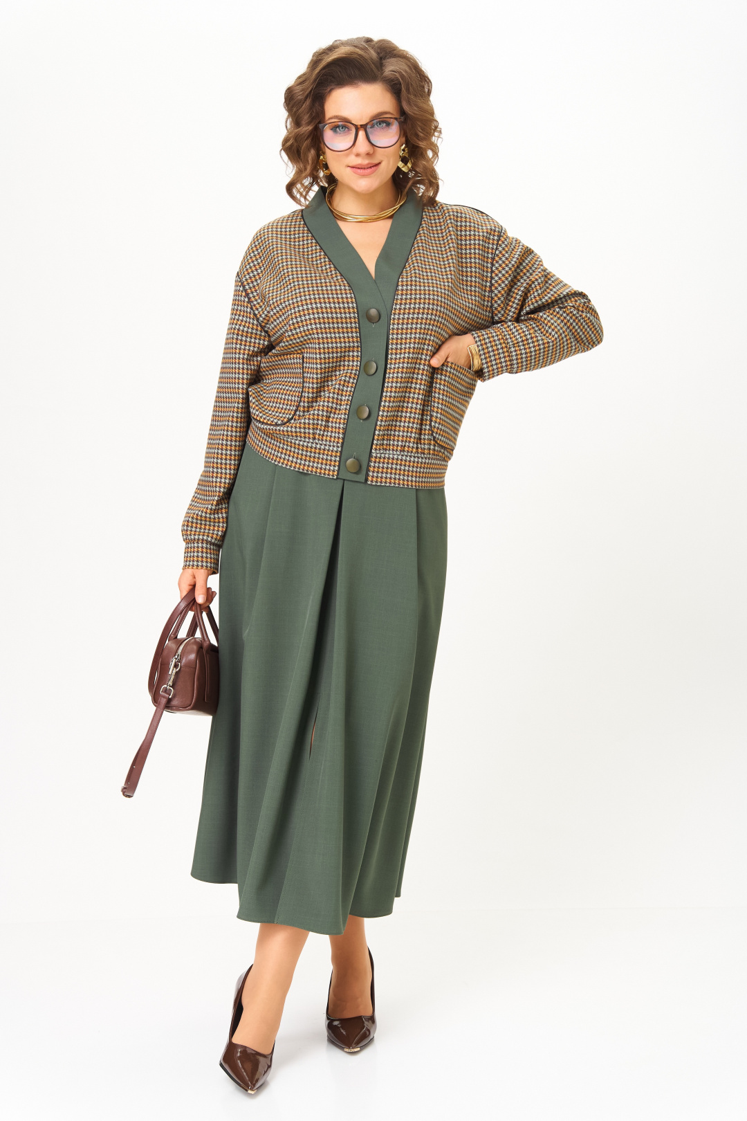 Костюм AiraStyle 24131-1 зеленый