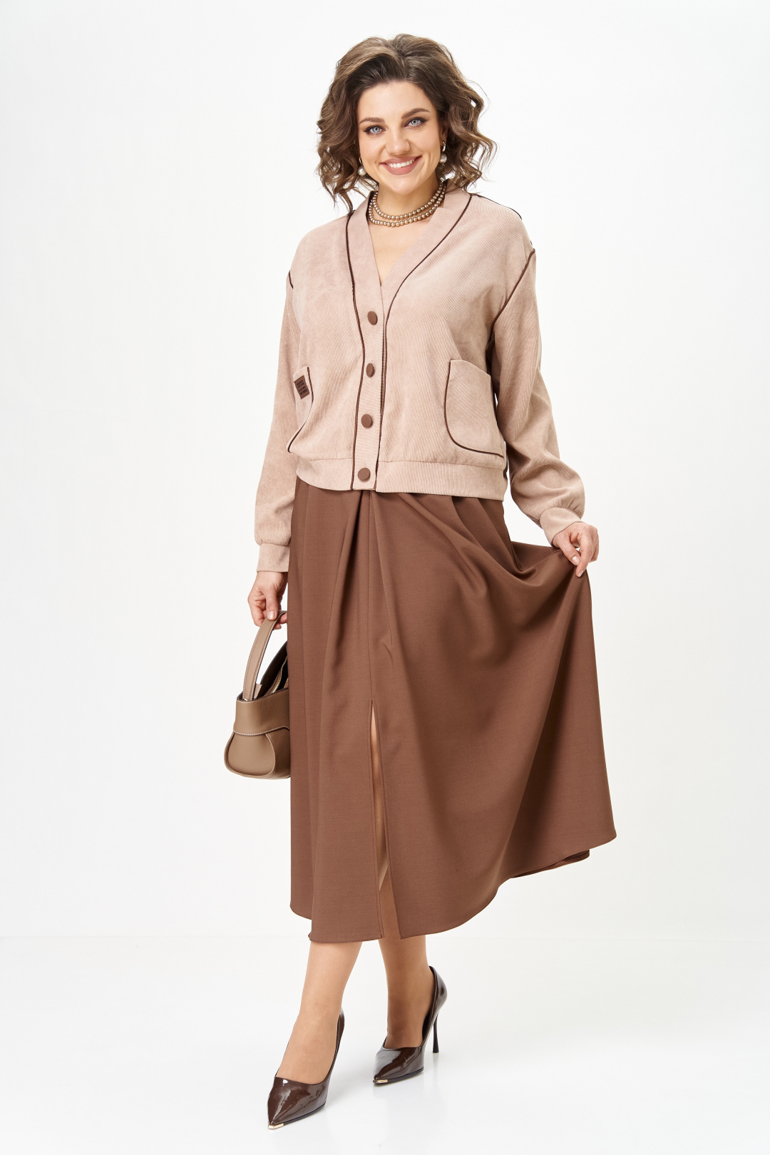 Костюм AiraStyle 24131 капучино - фото 4