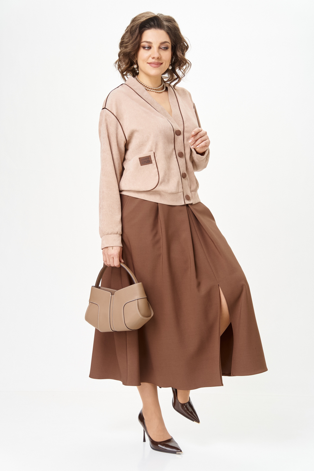 Костюм AiraStyle 24131 капучино - фото 5