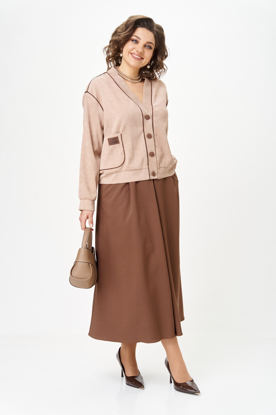Костюм AiraStyle 24131 капучино - фото 6