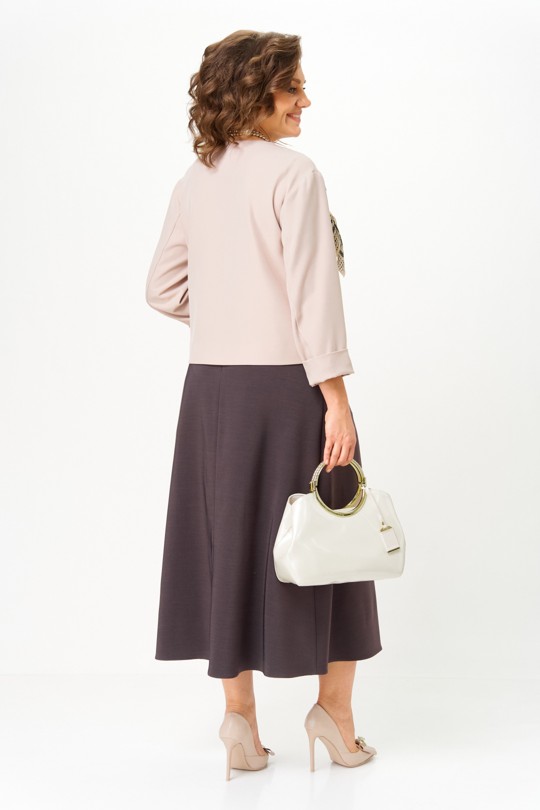 Костюм AiraStyle 24137 бежево-коричневый - фото 6