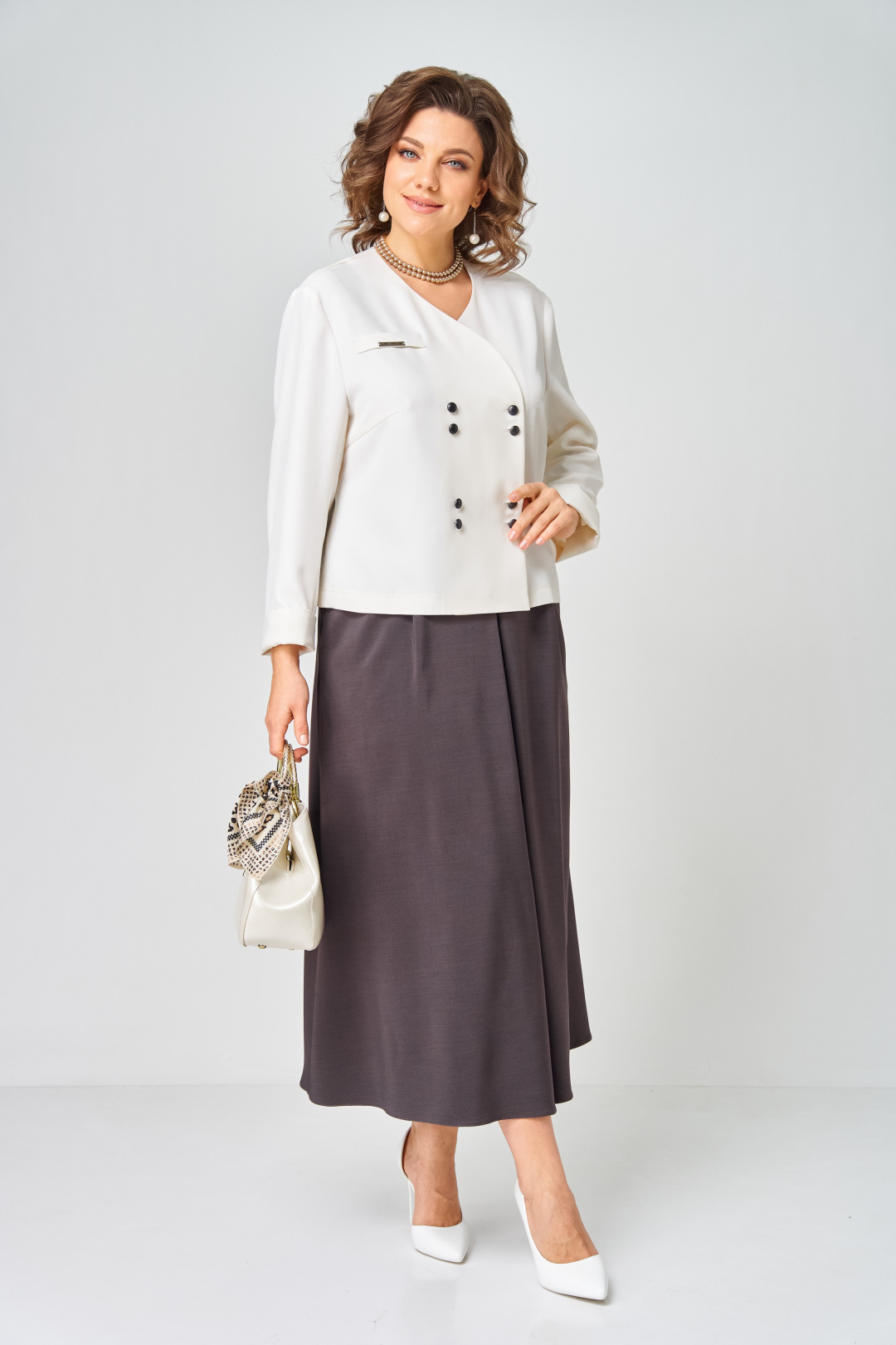 Костюм AiraStyle 24137 молочно-коричневый