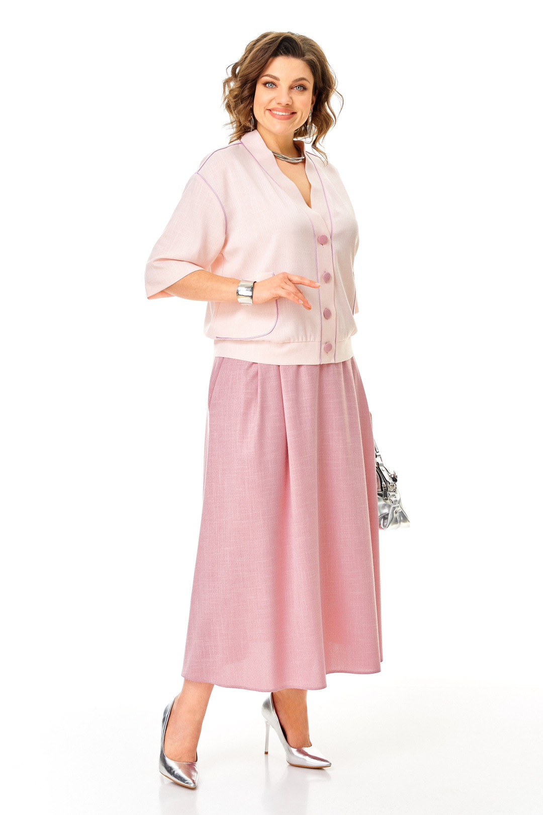 Костюм AiraStyle 24143 пыльная роза