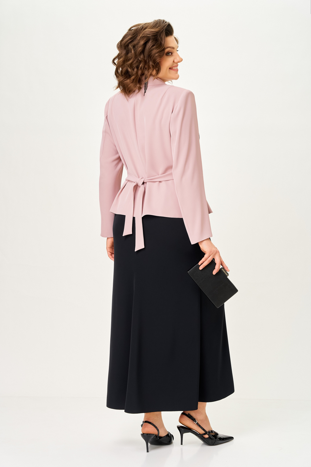 Костюм AiraStyle 24146 пудра + черный