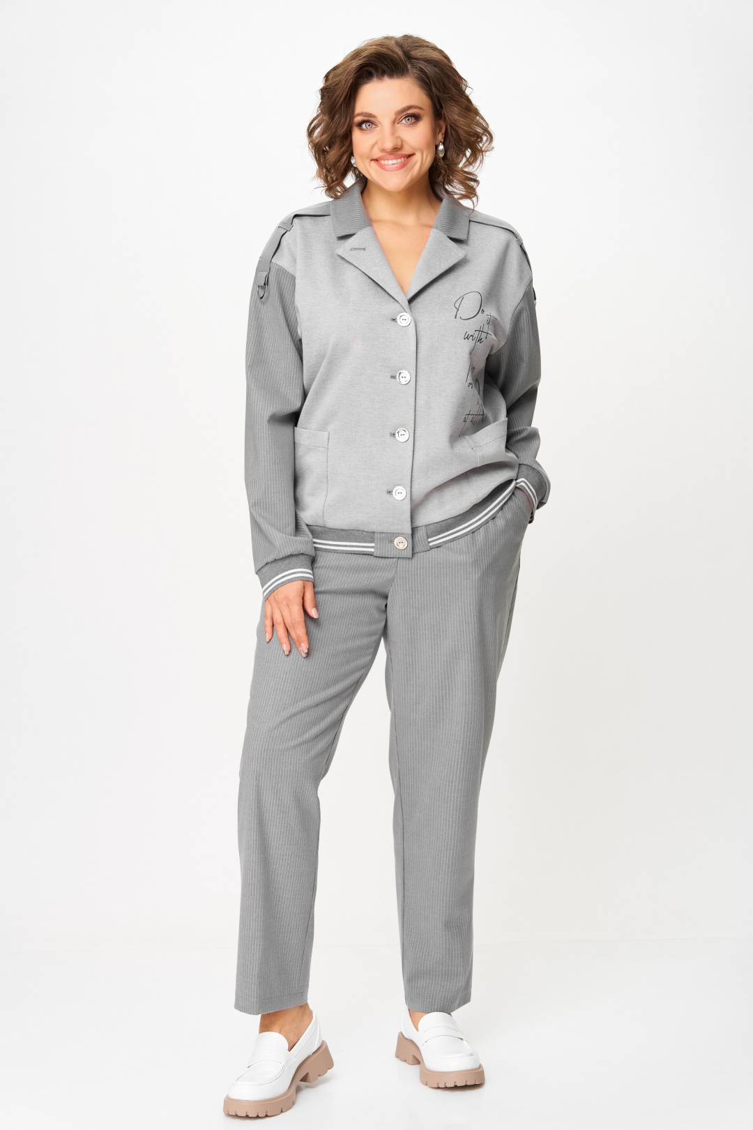 Костюм AiraStyle 24231 серый