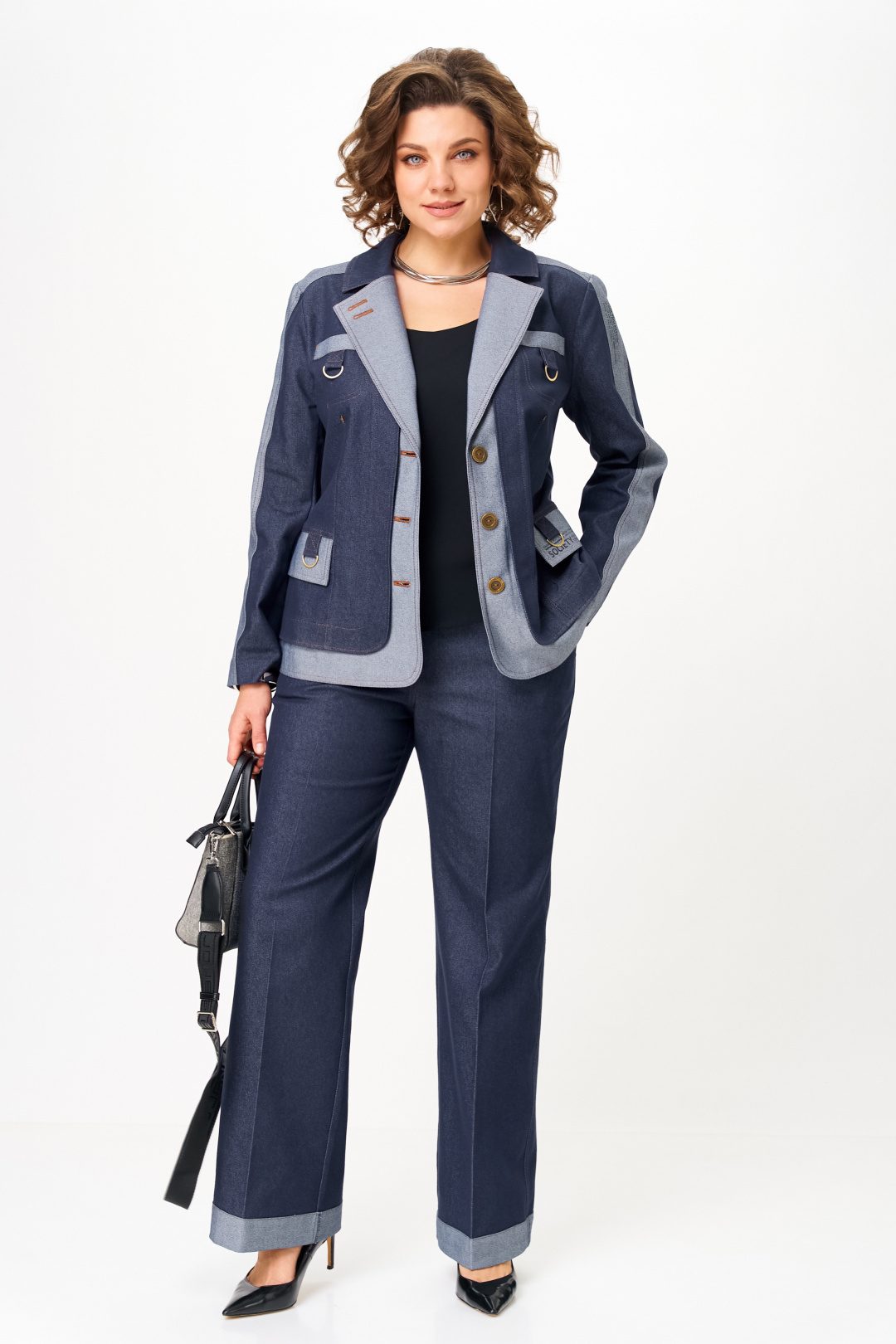 Костюм AiraStyle 24239 синий - фото 2