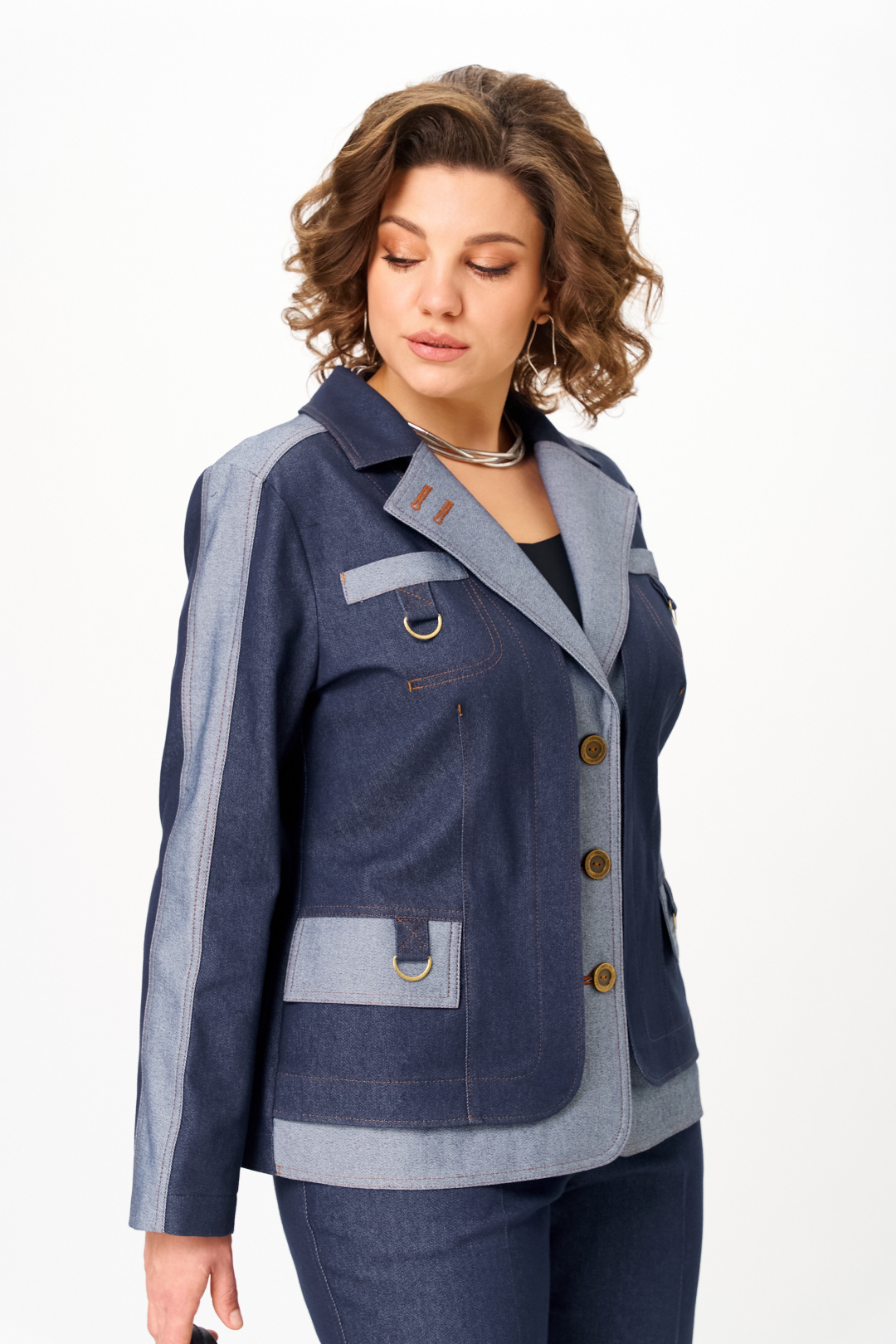 Костюм AiraStyle 24239 синий - фото 6