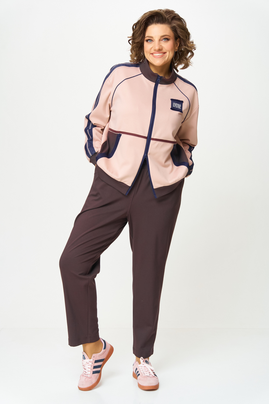 Костюм AiraStyle 24241 шоколад + пудра