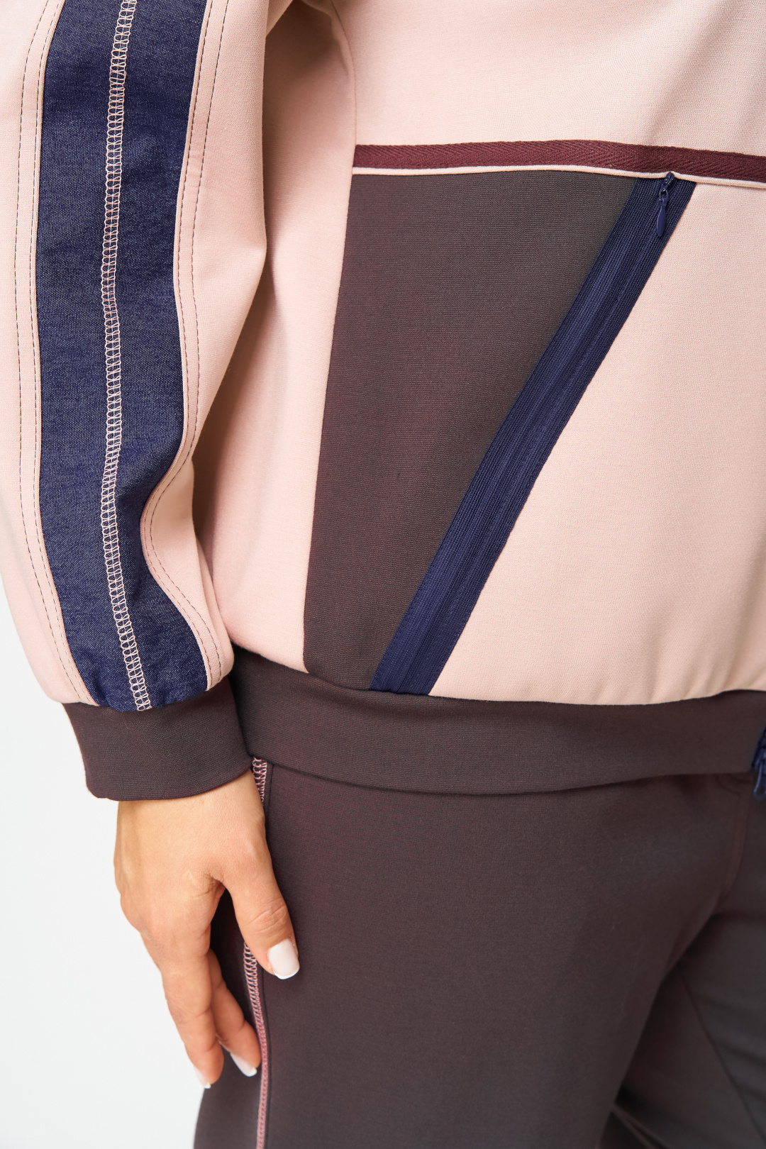 Костюм AiraStyle 24241 шоколад + пудра - фото 5