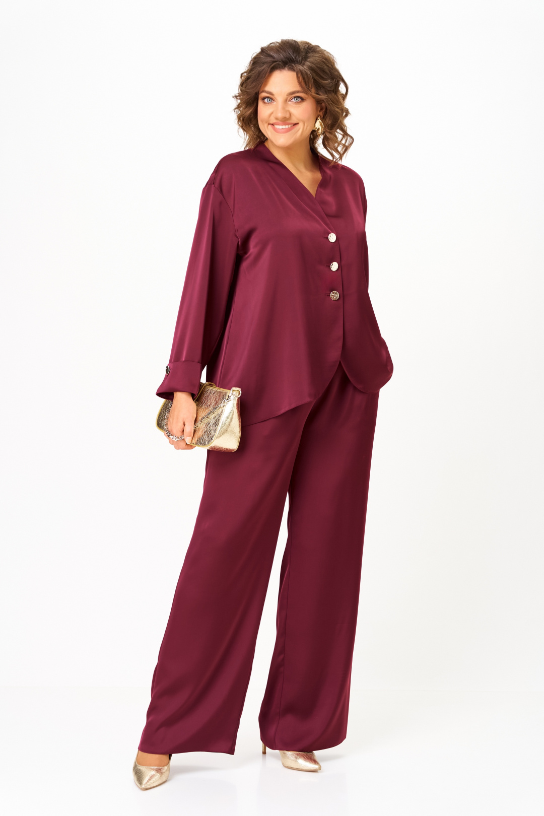 Костюм AiraStyle 24245 винный - фото 1
