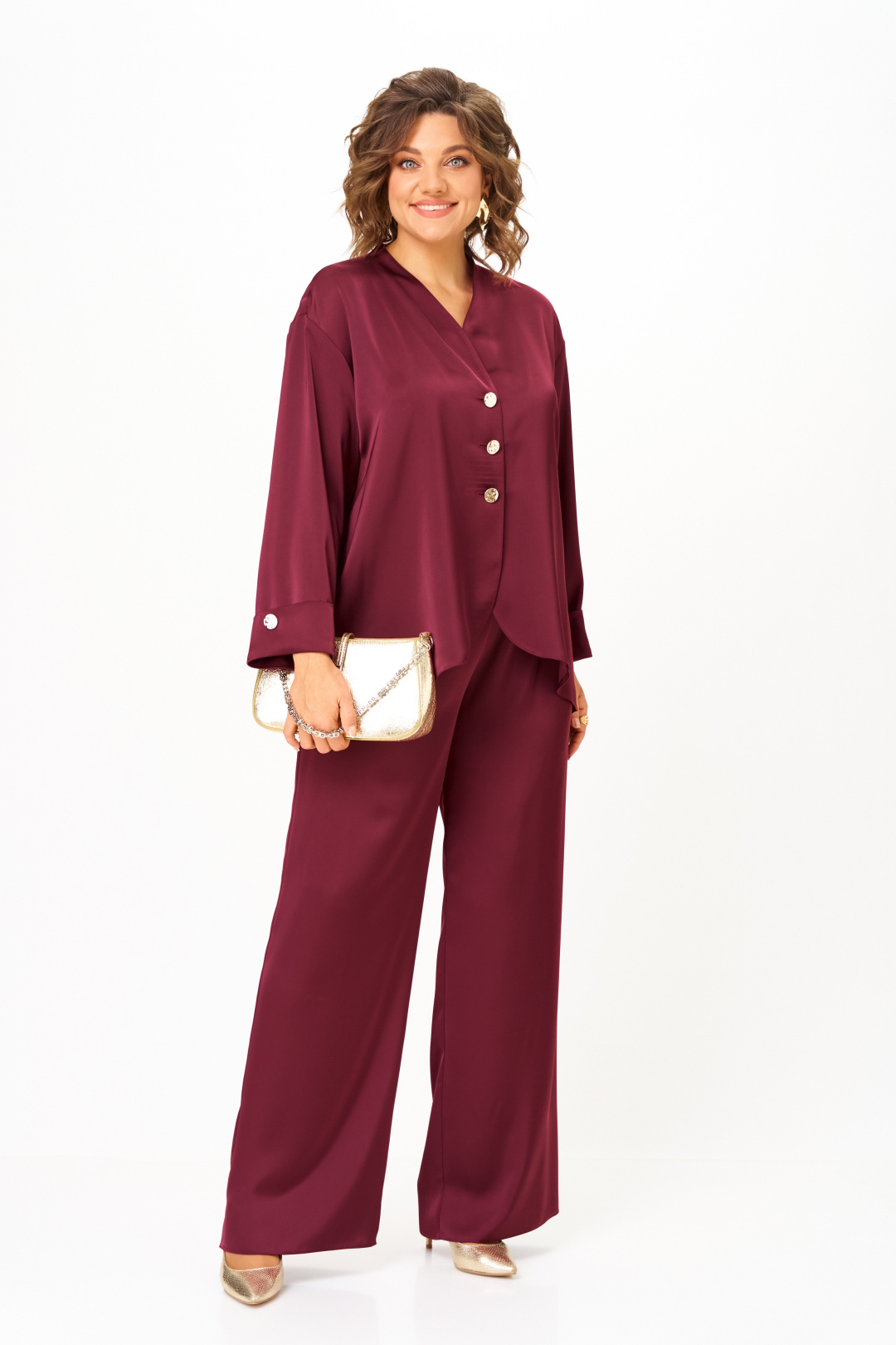 Костюм AiraStyle 24245 винный - фото 4