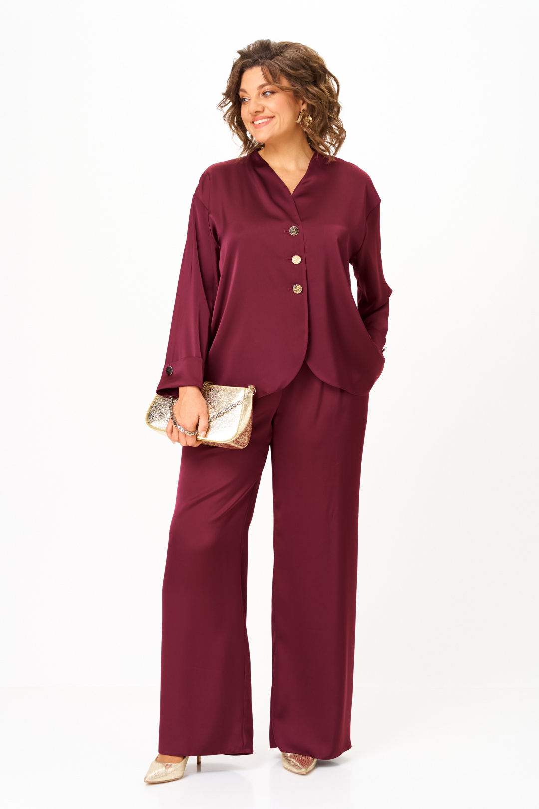 Костюм AiraStyle 24245 винный - фото 5