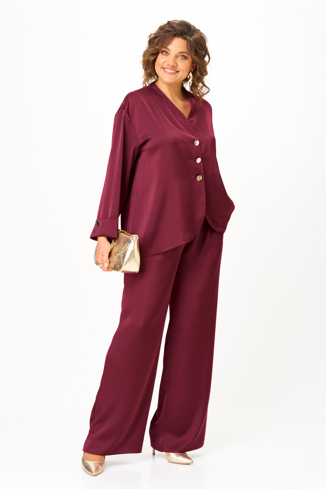 Костюм AiraStyle 24245 винный - фото 6