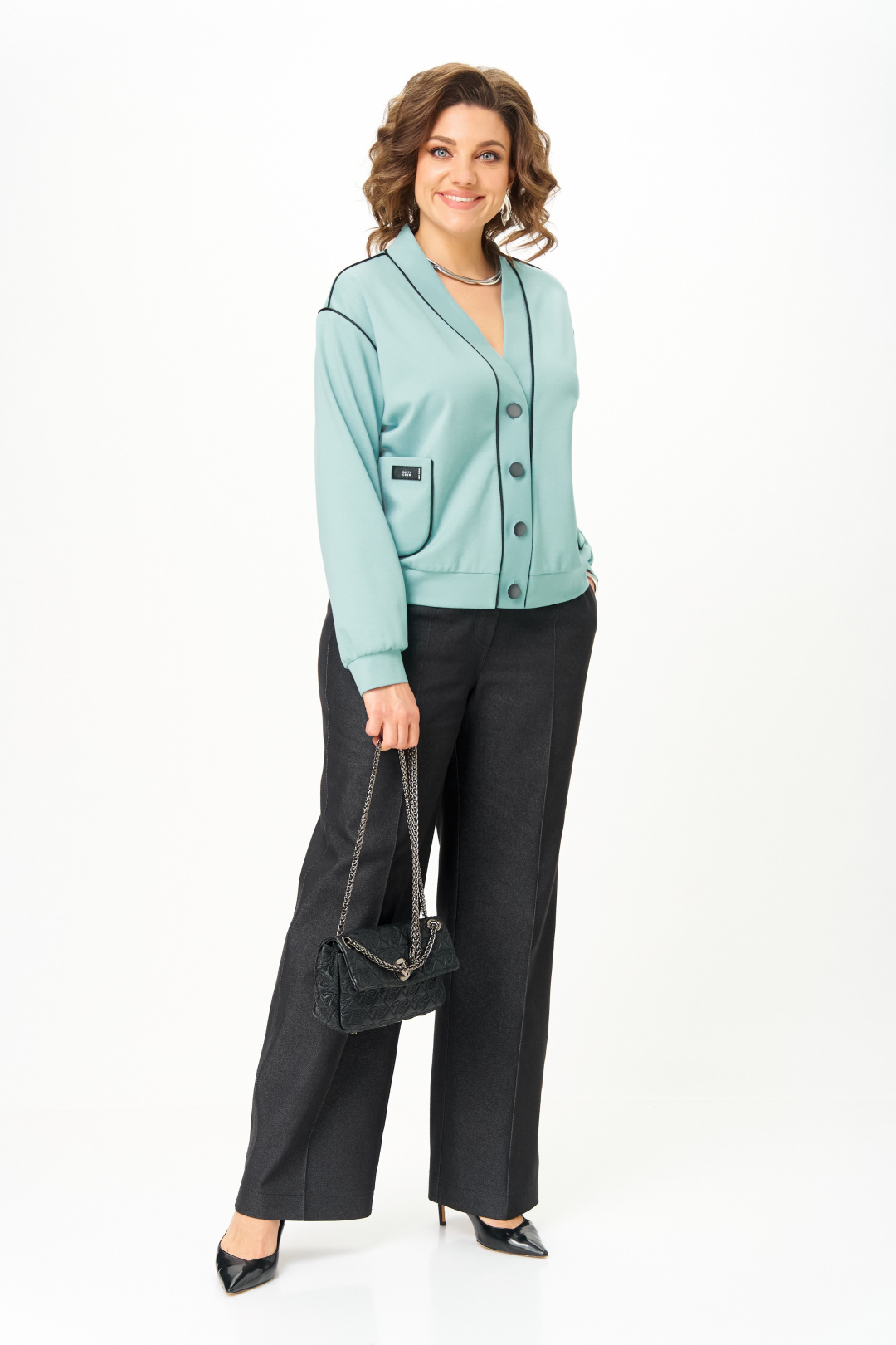 Костюм AiraStyle 24247 мята + графит - фото 4