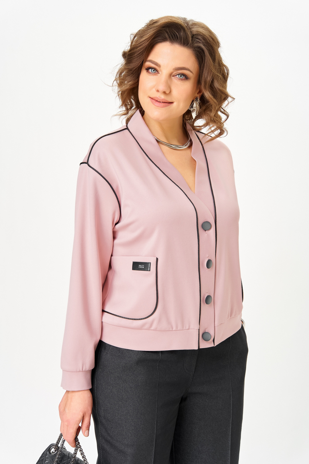 Костюм AiraStyle 24247 пудра + графит - фото 4