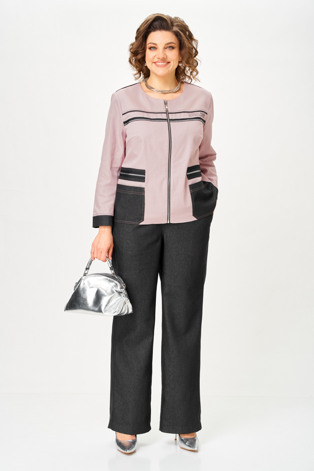 Костюм AiraStyle 24249 пудра+графит