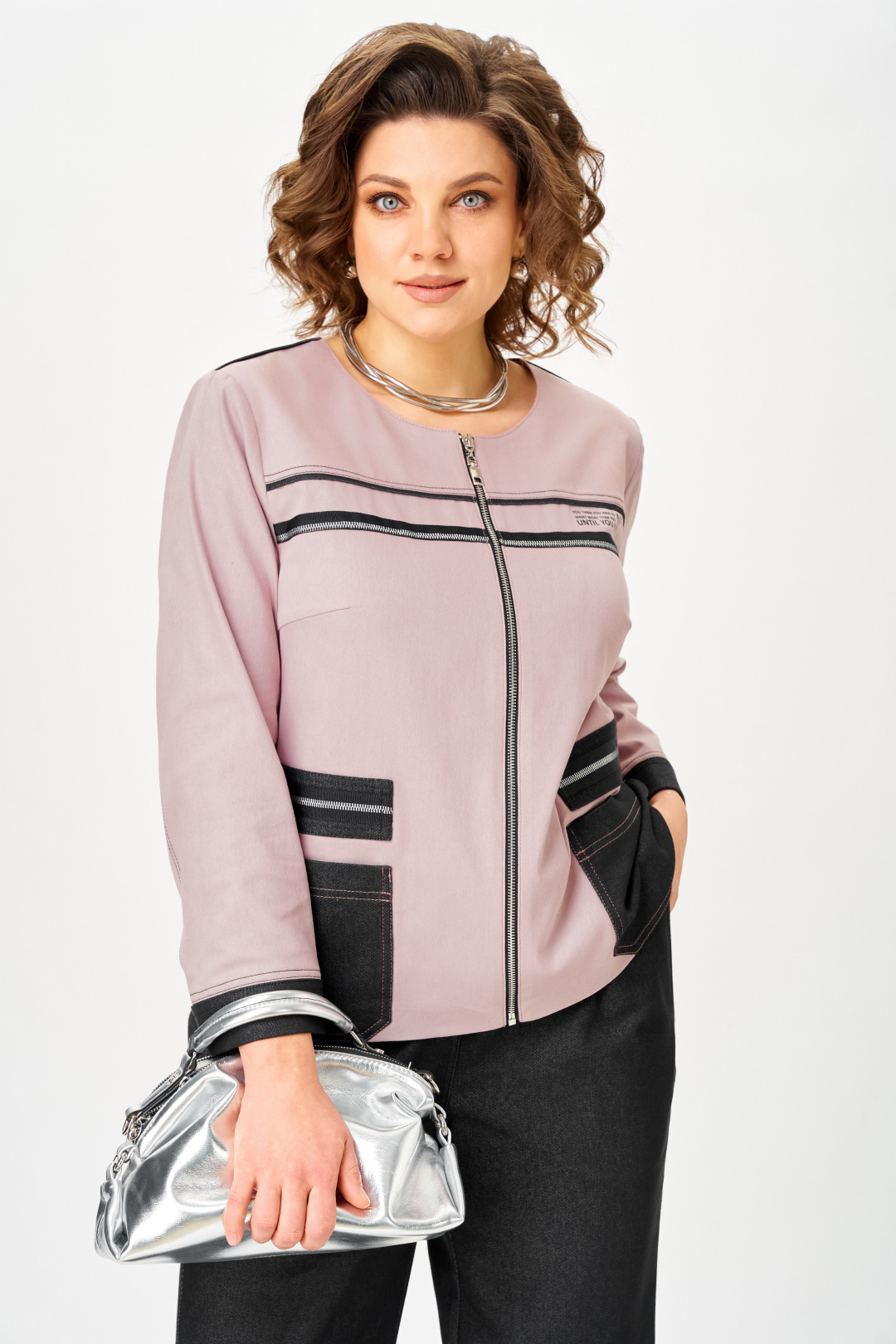 Костюм AiraStyle 24249 пудра+графит