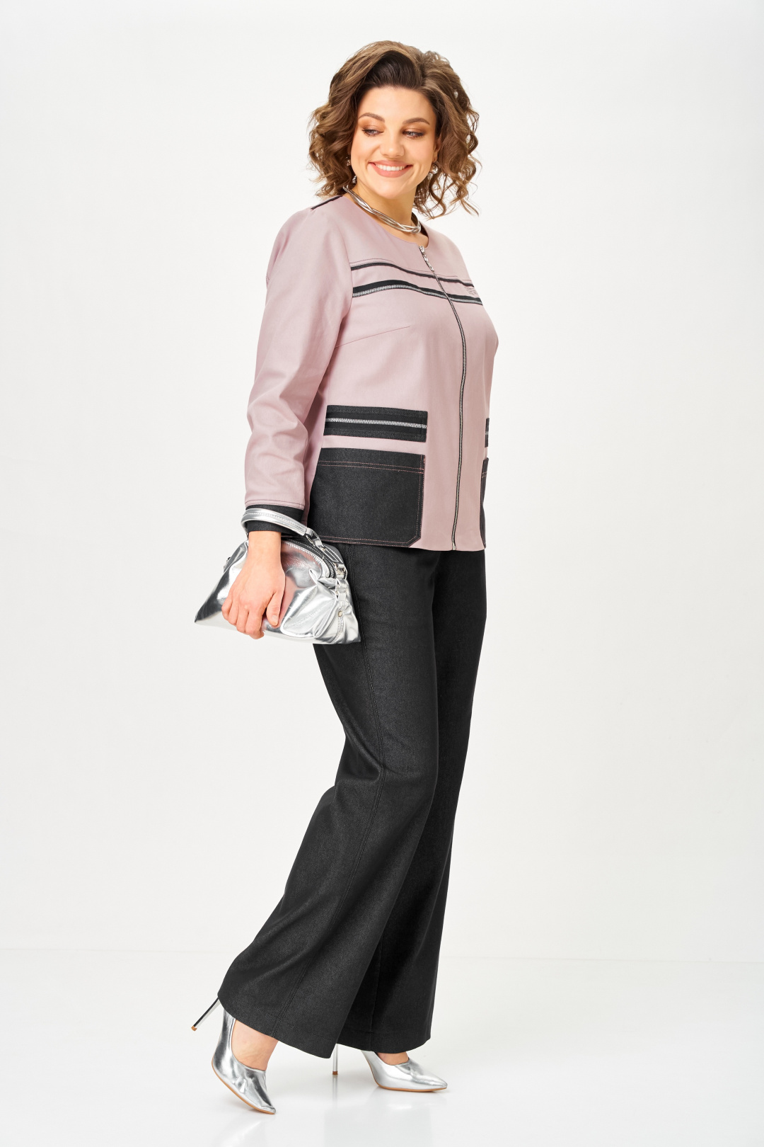 Костюм AiraStyle 24249 пудра+графит