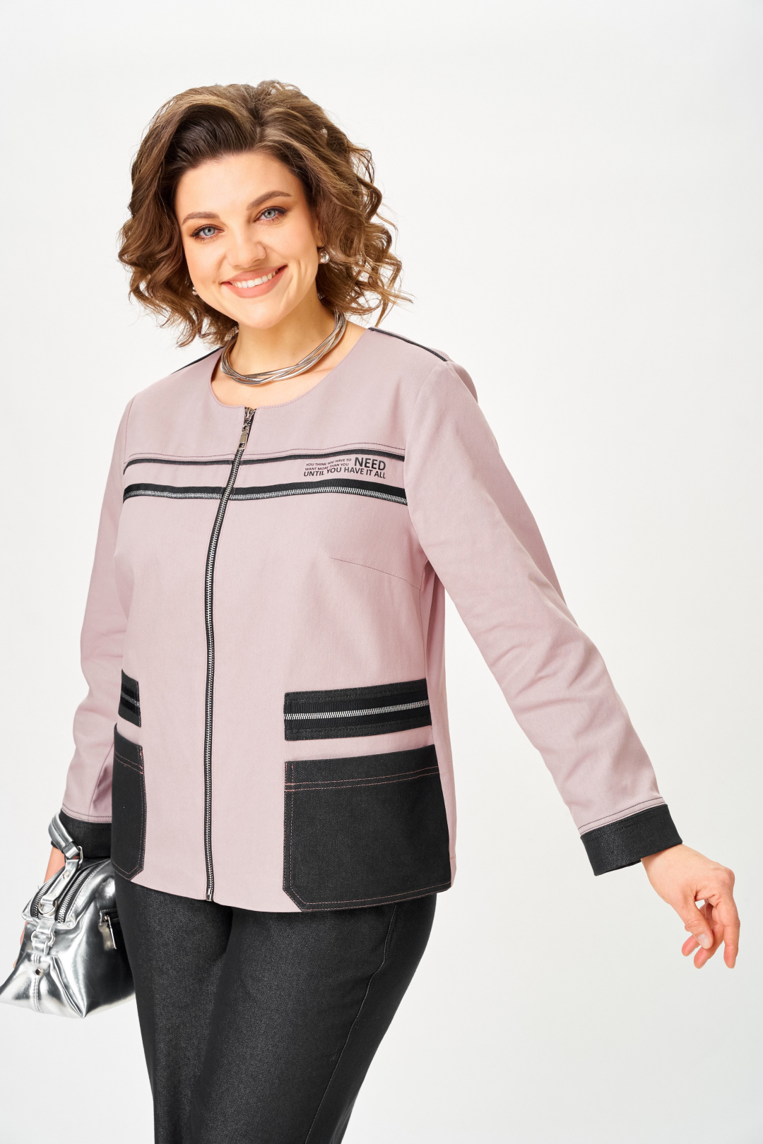 Костюм AiraStyle 24249 пудра+графит