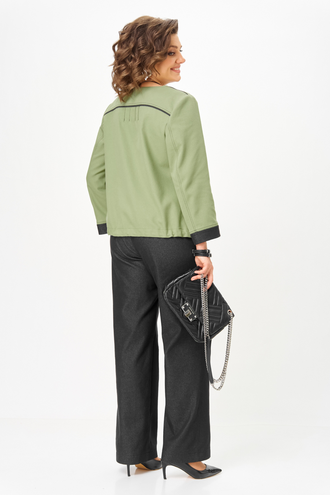 Костюм AiraStyle 24249 зеленый+графит