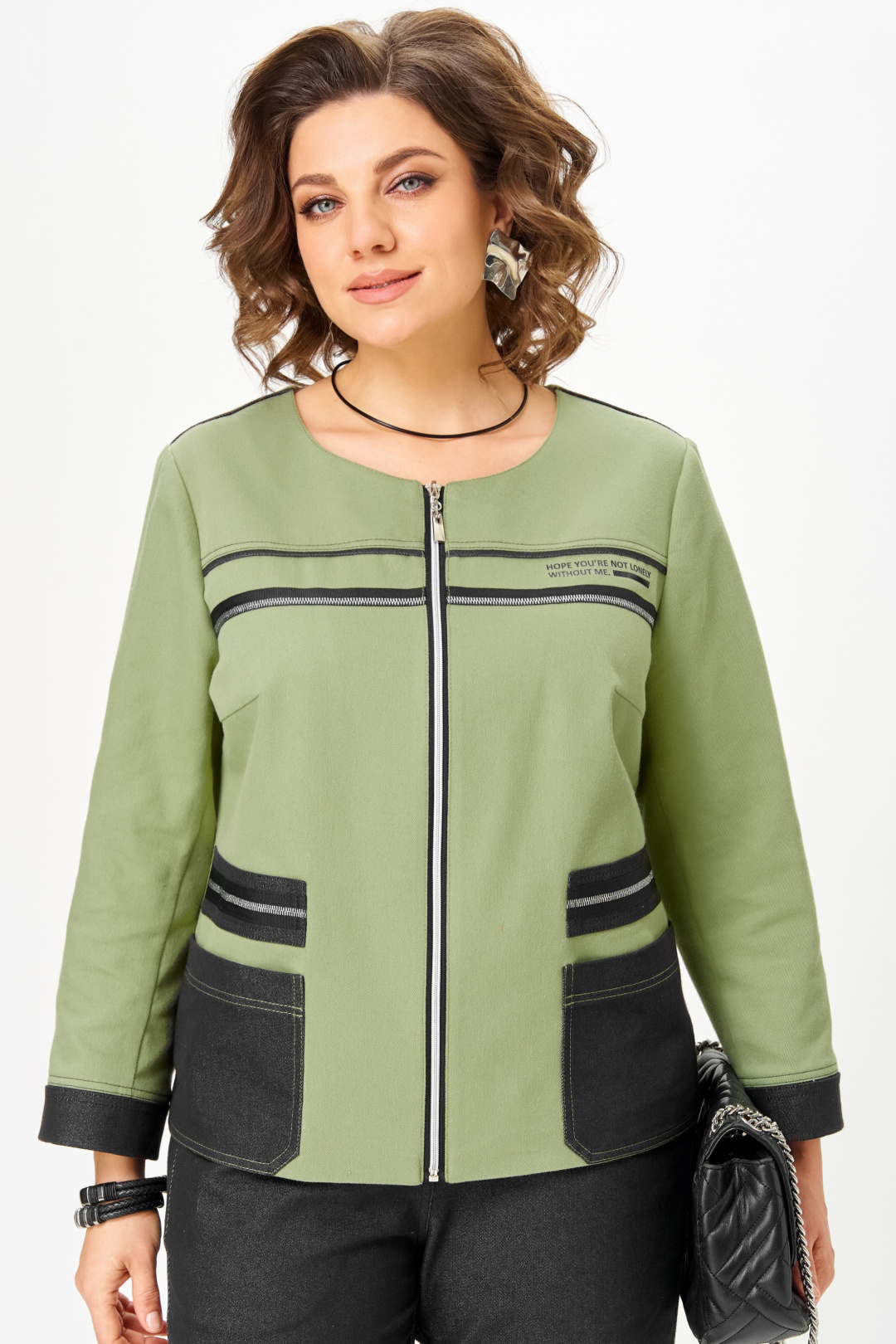 Костюм AiraStyle 24249 зеленый+графит