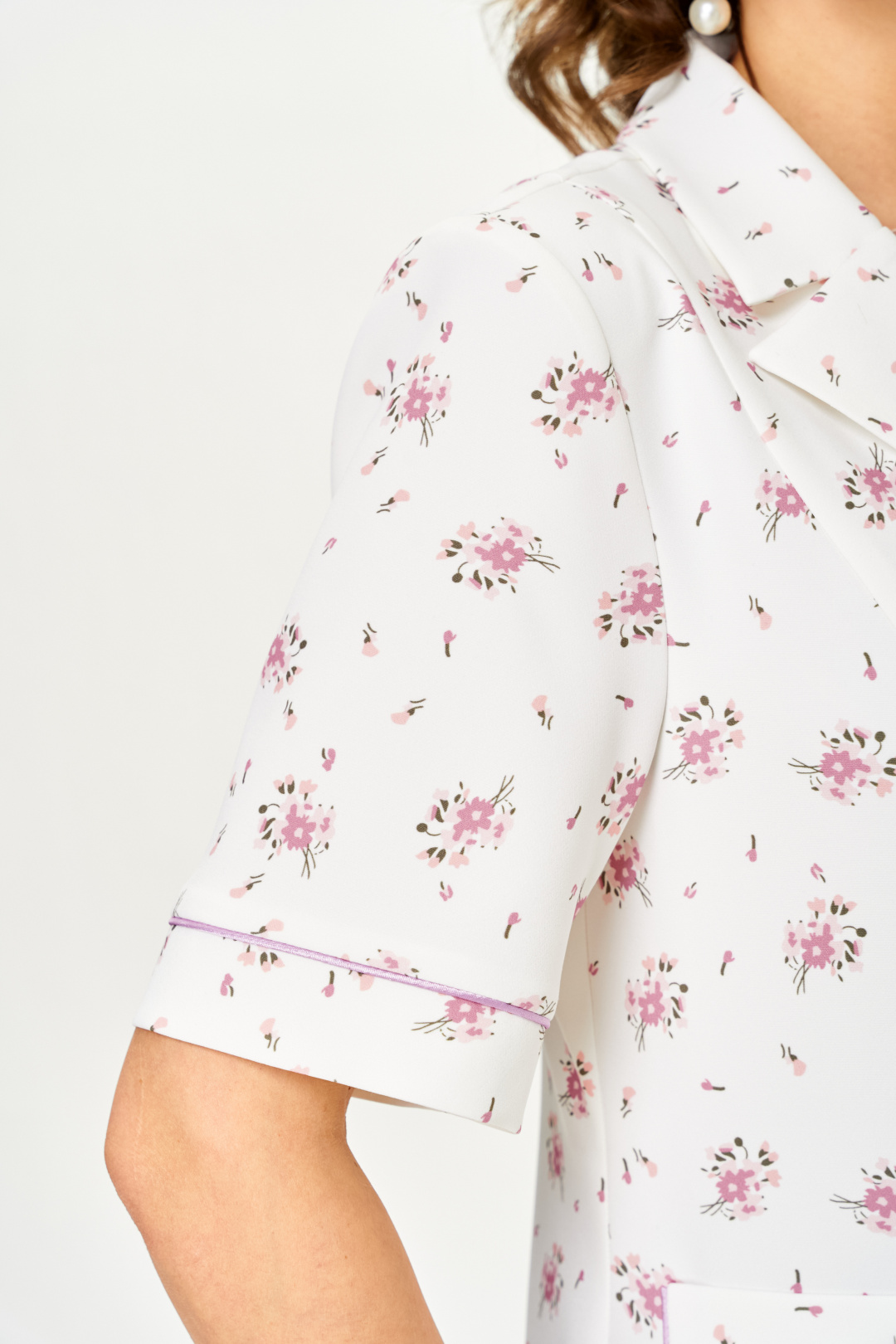 Костюм AiraStyle 24252 пыльная роза + белый
